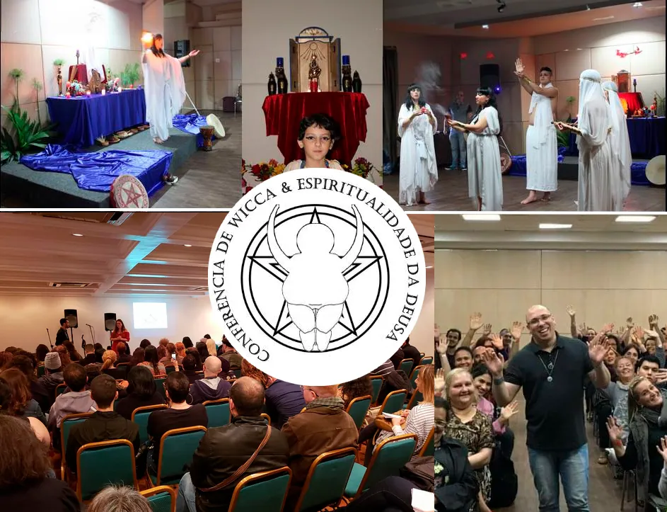 Rituais e público da Conferência de Wicca e Espiritualidade da Deusa